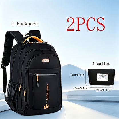 Laptop Backpack – 2 Pack, 4 Colors, Large Capacity, for Travel & School – detail view 15