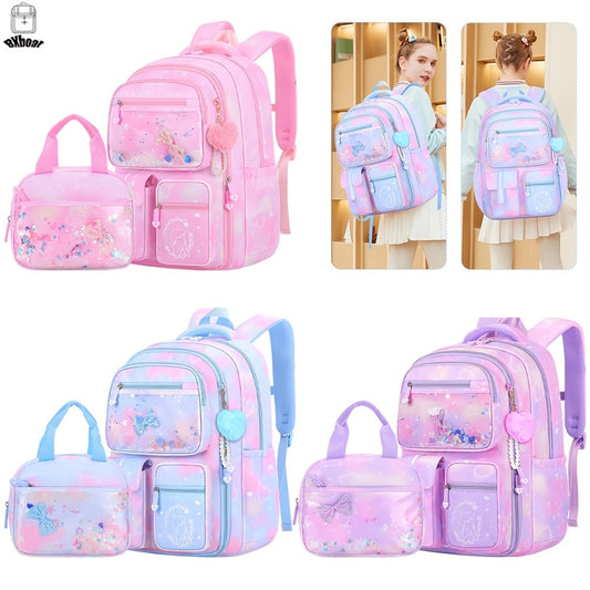 Laptop Backpack – 2-Piece, 15.6 Inch, Multi-Pocket, for Travel & School – front view