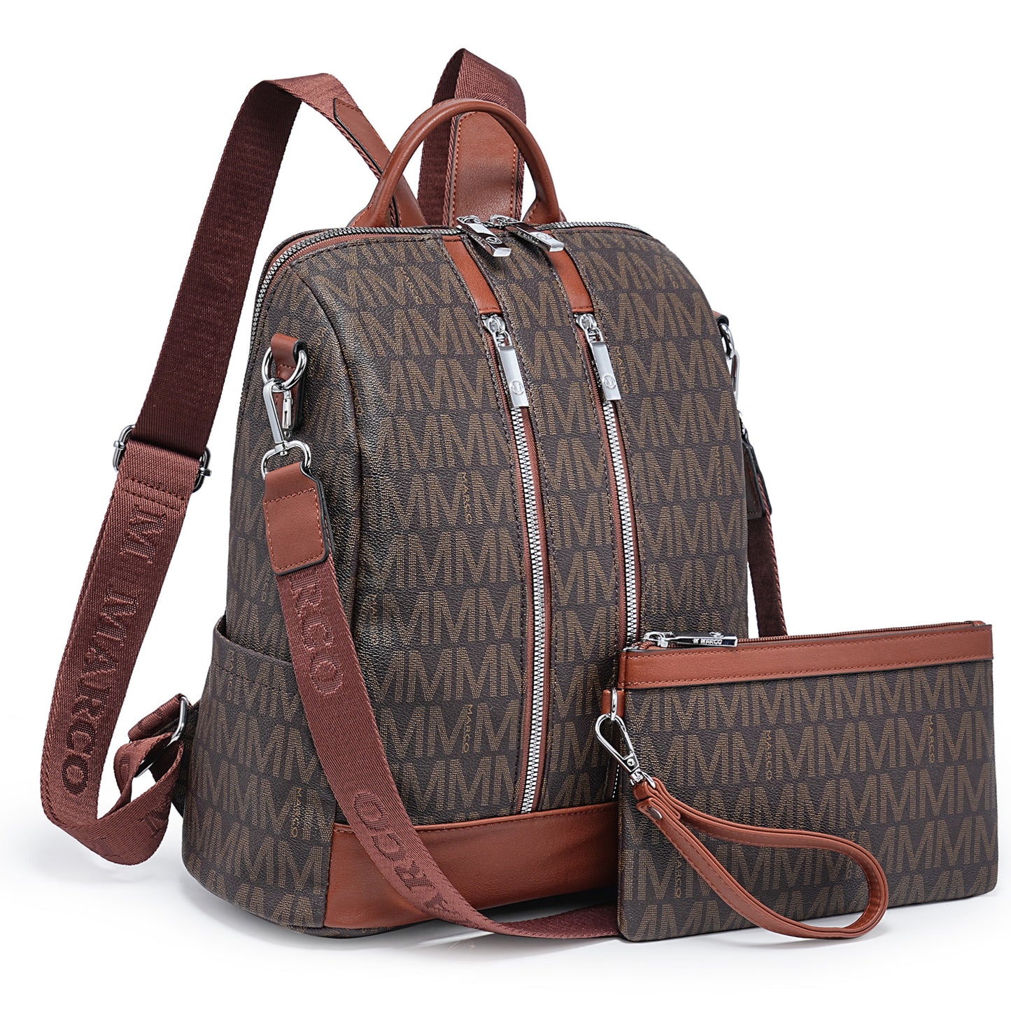 Laptop Backpack – 2 Piece, 10 Colors, Vegan Leather, Anti-Theft – detail view 50