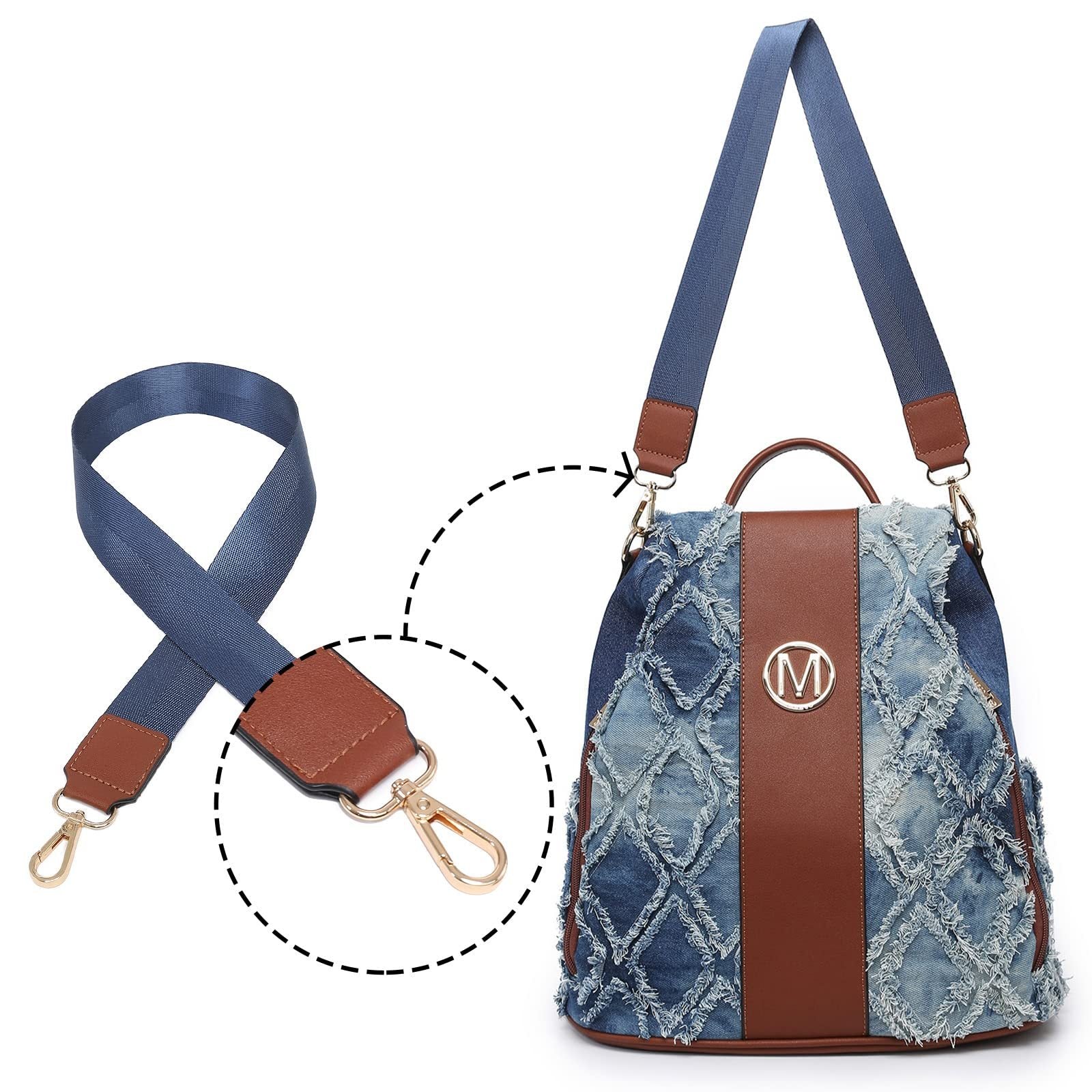 Laptop Backpack – 2 Piece, 10 Colors, Vegan Leather, Anti-Theft – detail view 2