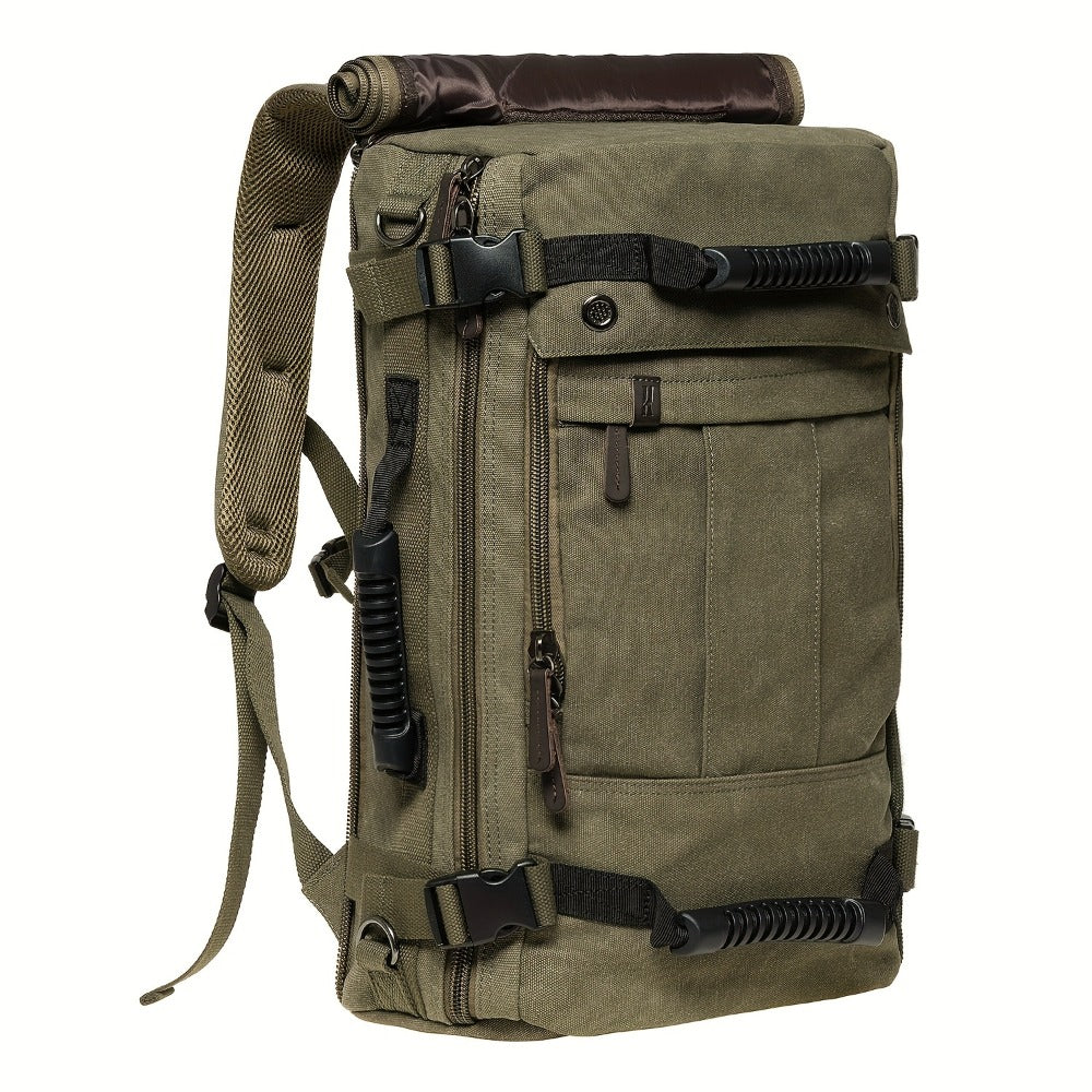 Laptop Backpack – 23.8L, 17 Inch, Canvas, Large Capacity – detail view 7
