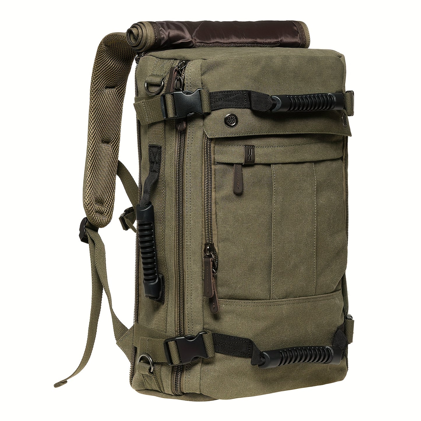 Laptop Backpack – 23.8L, 17 Inch, Canvas, Large Capacity – front view - product view 15
