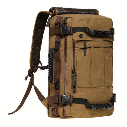 Laptop Backpack – 23.8L, 17 Inch, Canvas, Large Capacity – detail view 2
