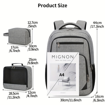 Laptop Backpack – 3 Pcs, 15.6 Inch, for Travel & Work – detail view 5