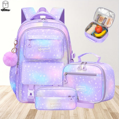 Laptop Backpack – 3-Piece, 15.6 Inch, Multi-Pocket, for School – detail view 4