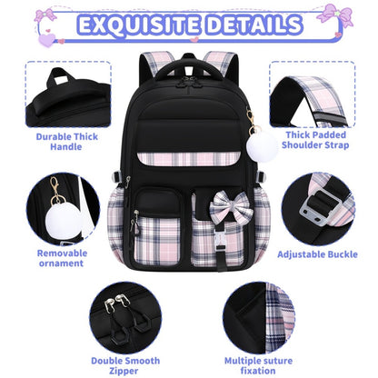 Laptop Backpack – 3-Piece, 15.6 Inch, Large Capacity, Lightweight – detail view 12