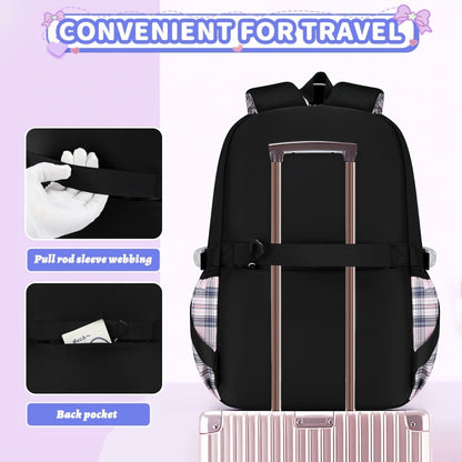 Laptop Backpack – 3-Piece, 15.6 Inch, Large Capacity, Lightweight – detail view 13