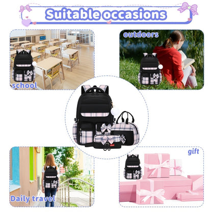 Laptop Backpack – 3-Piece, 15.6 Inch, Large Capacity, Lightweight – detail view 15