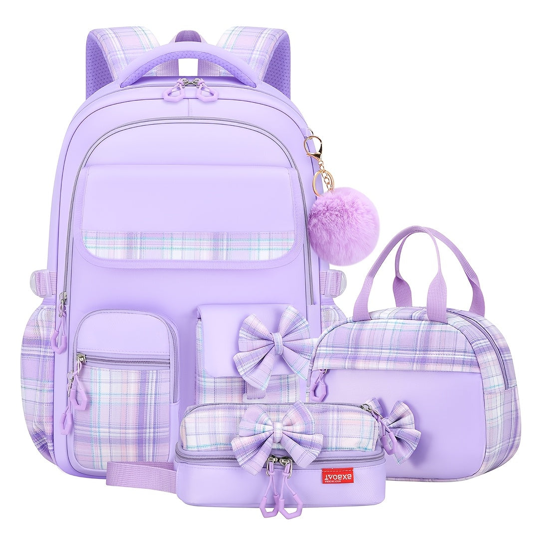 Laptop Backpack – 3-Piece, 15.6 Inch, Large Capacity, Lightweight – detail view 2