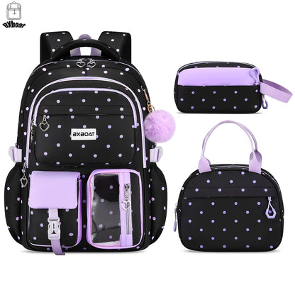 Laptop Backpack – 3-Piece, 15.6 Inch, Large Capacity, Trolley Sleeve – alternate view