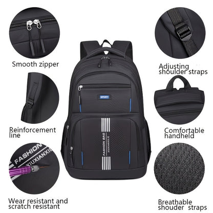 Laptop Backpack – 3-Piece, Large Capacity, for Travel & Work – detail view 11