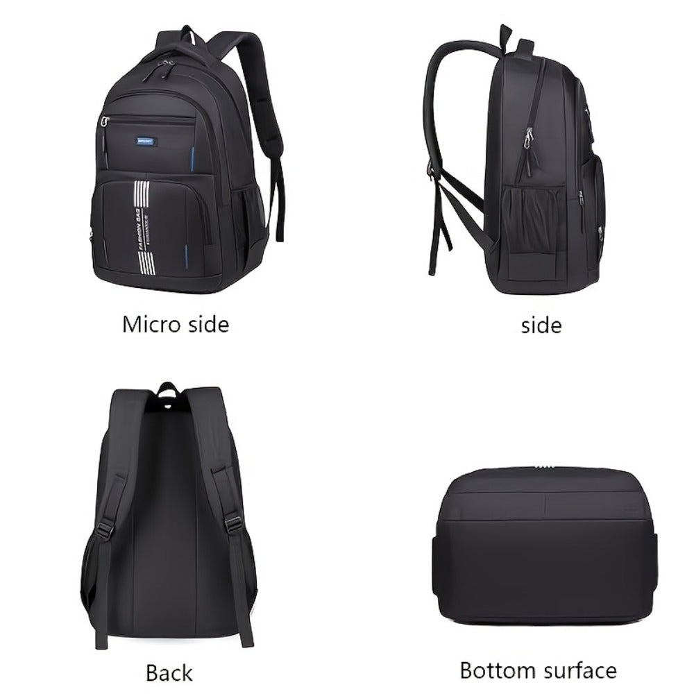 Laptop Backpack – 3-Piece, Large Capacity, for Travel & Work – detail view 5