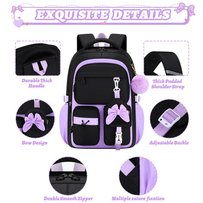 Laptop Backpack – 3-Piece, Lightweight, for Travel & School – detail view 8