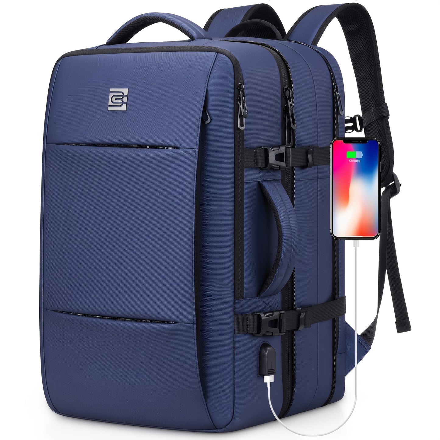 Laptop Backpack – 40L, 17 Inch, Expandable, for Travel – detail view 16