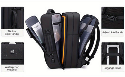 Laptop Backpack – 40L, 17 Inch, Expandable, for Travel – detail view 14
