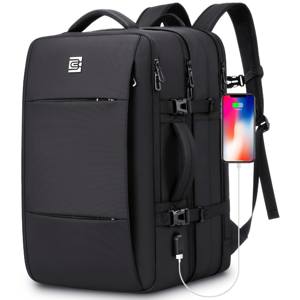 Laptop Backpack – 40L, 17 Inch, Expandable, for Travel – detail view 4