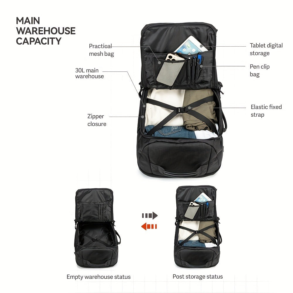Laptop Backpack – 40L, Nylon, for Travel – detail view 7