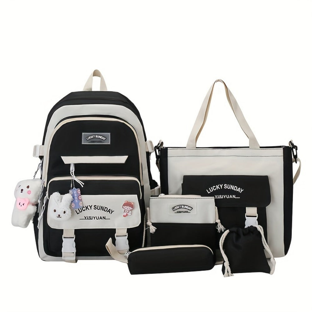 Laptop Backpack – 5-Piece, Anti-Theft, Large Capacity, Lightweight – detail view 35