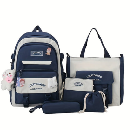 Laptop Backpack – 5-Piece, Anti-Theft, Large Capacity, Lightweight – detail view 37