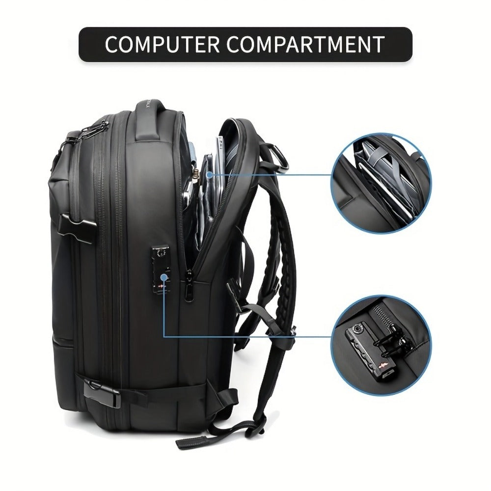Laptop Backpack – 60L, TSA Lock, Anti-Theft, for Travel – detail view 7