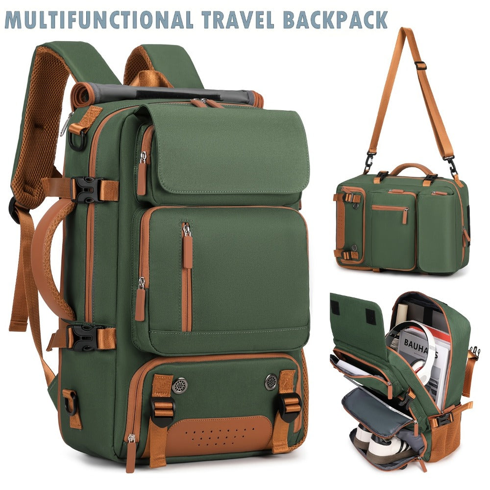 Laptop Backpack – 9-Pocket, 45L, Trolley Sleeve, for Travel – detail view 8