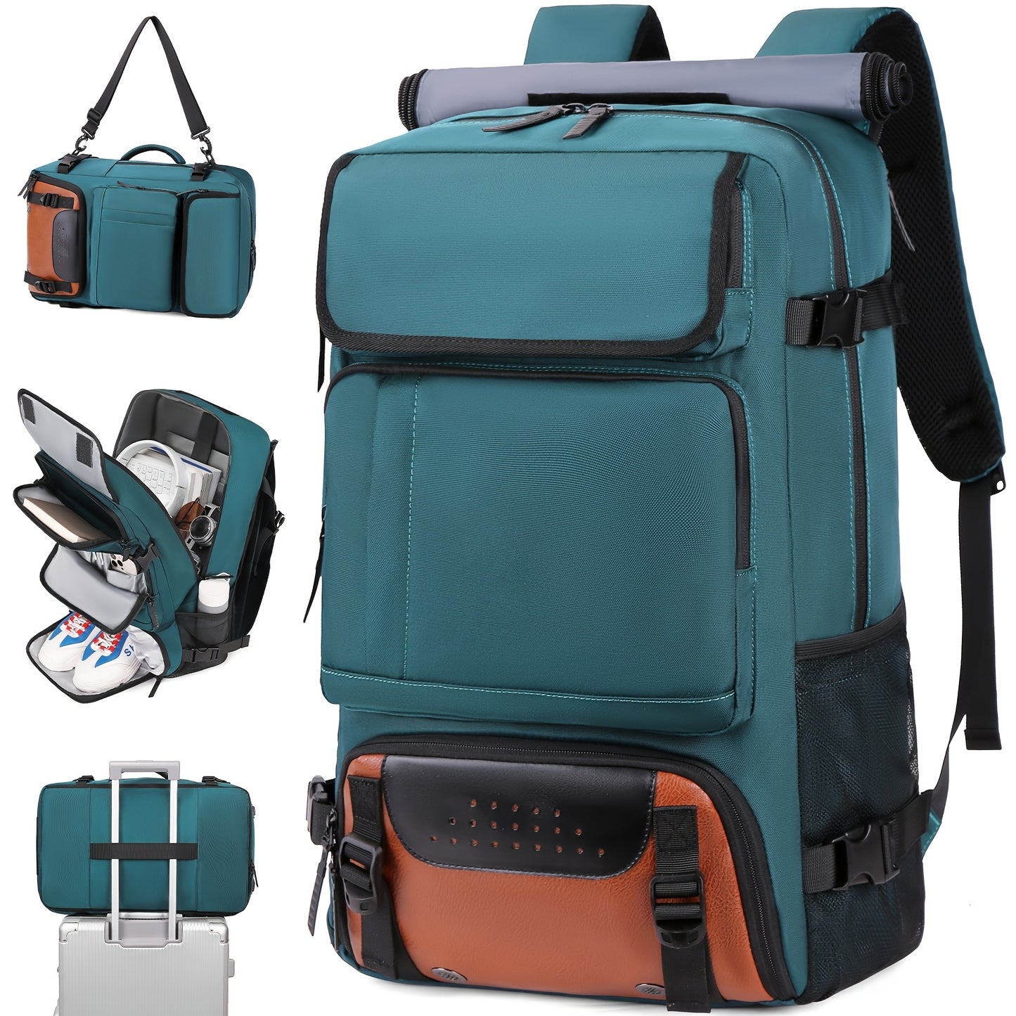 Laptop Backpack – 5 Colors, Adjustable Strap, for Travel – front view - product view 17