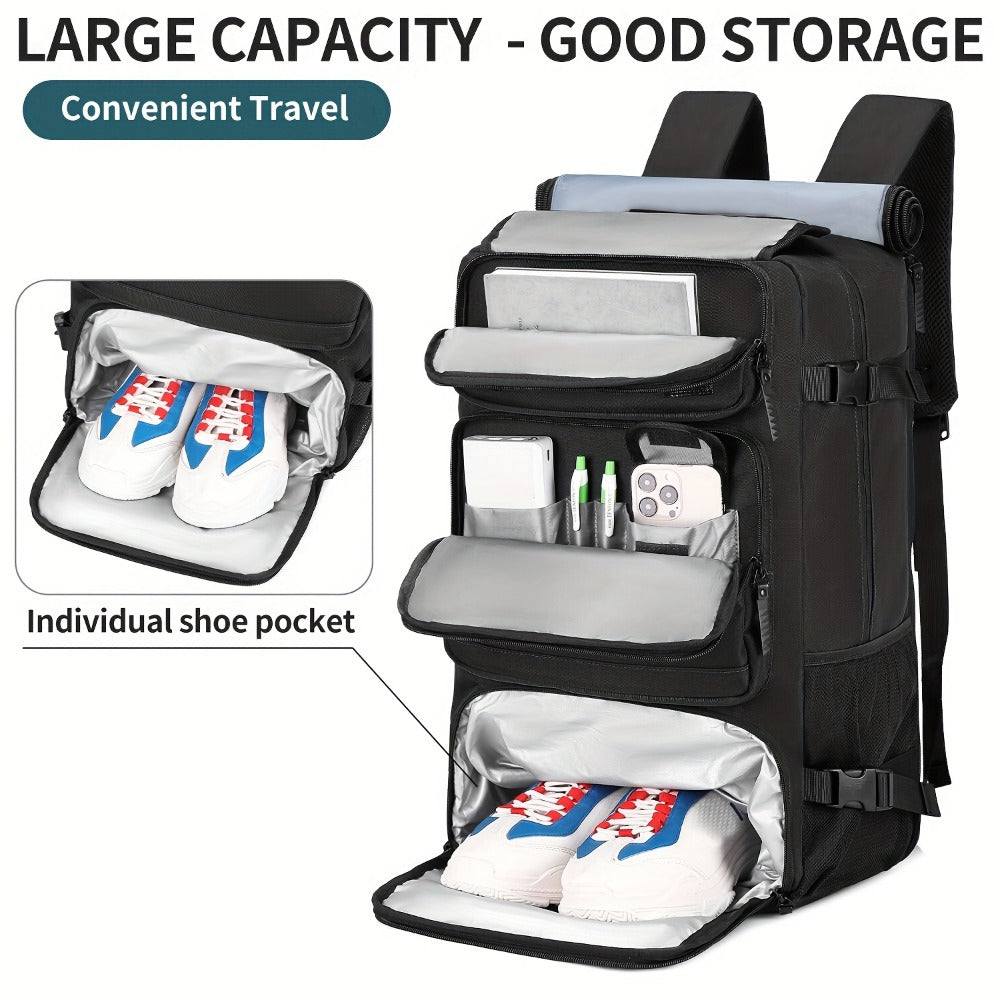 Laptop Backpack – 5 Colors, Adjustable Strap, for Travel – detail view 14