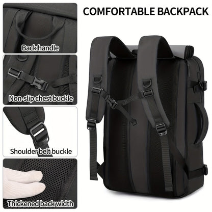 Laptop Backpack – 5 Colors, Adjustable Strap, for Travel – detail view 15