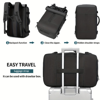 Laptop Backpack – 5 Colors, Adjustable Strap, for Travel – detail view 16