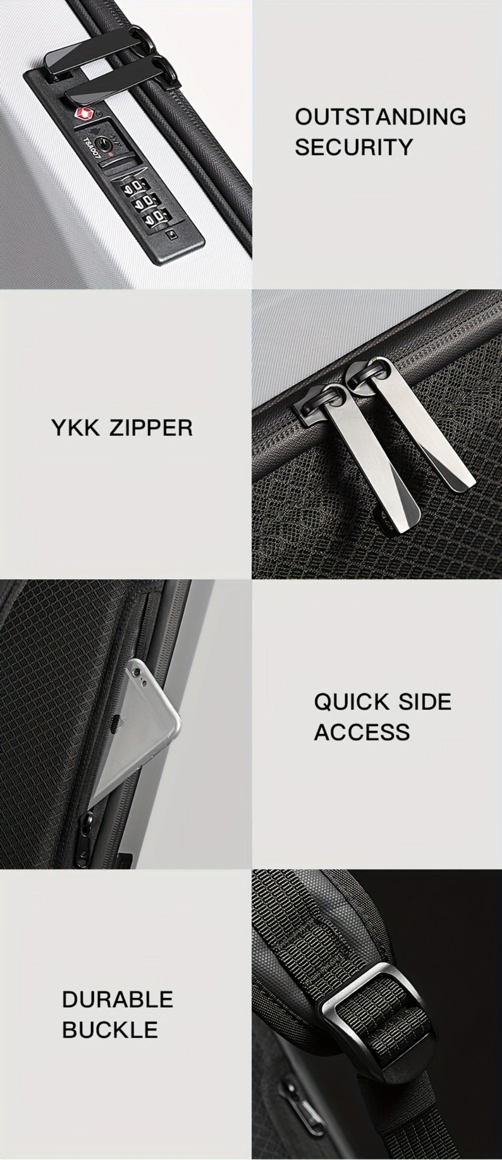 Laptop Backpack – Anti-Theft, for Work – detail view 22
