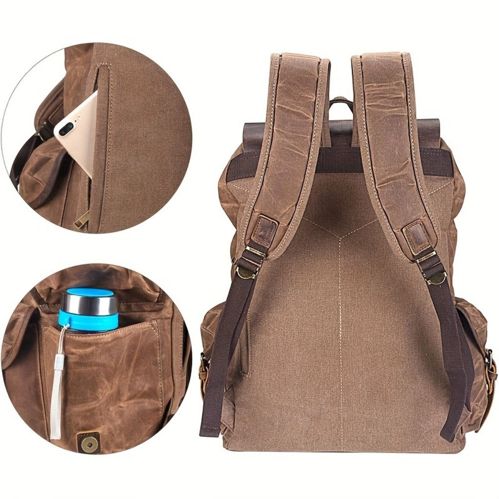 Laptop Backpack – Canvas, for Travel & Everyday Use – detail view 11