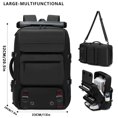 Laptop Backpack – Convertible, for Travel – front view - product view 20