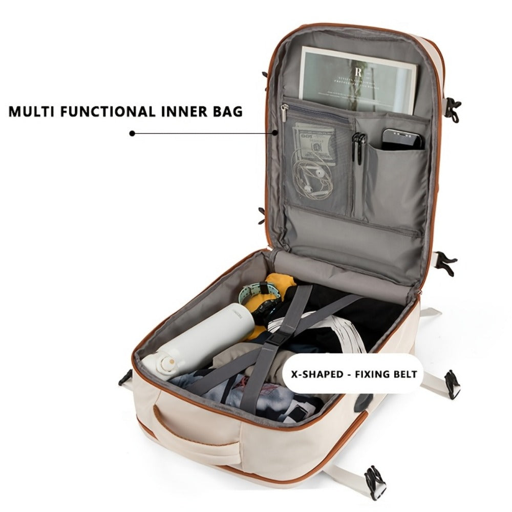 Laptop Backpack – Expandable, for Travel & School – detail view 12