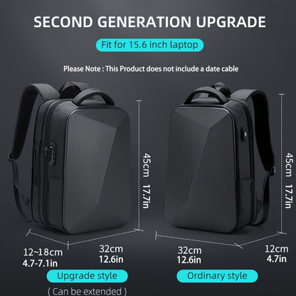 Laptop Backpack – Expandable, Anti-Theft, Large Capacity, for Travel & School – detail view 10