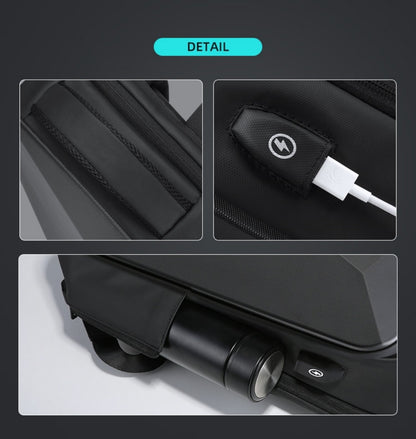 Laptop Backpack – Expandable, Anti-Theft, Large Capacity, for Travel & School – detail view 24