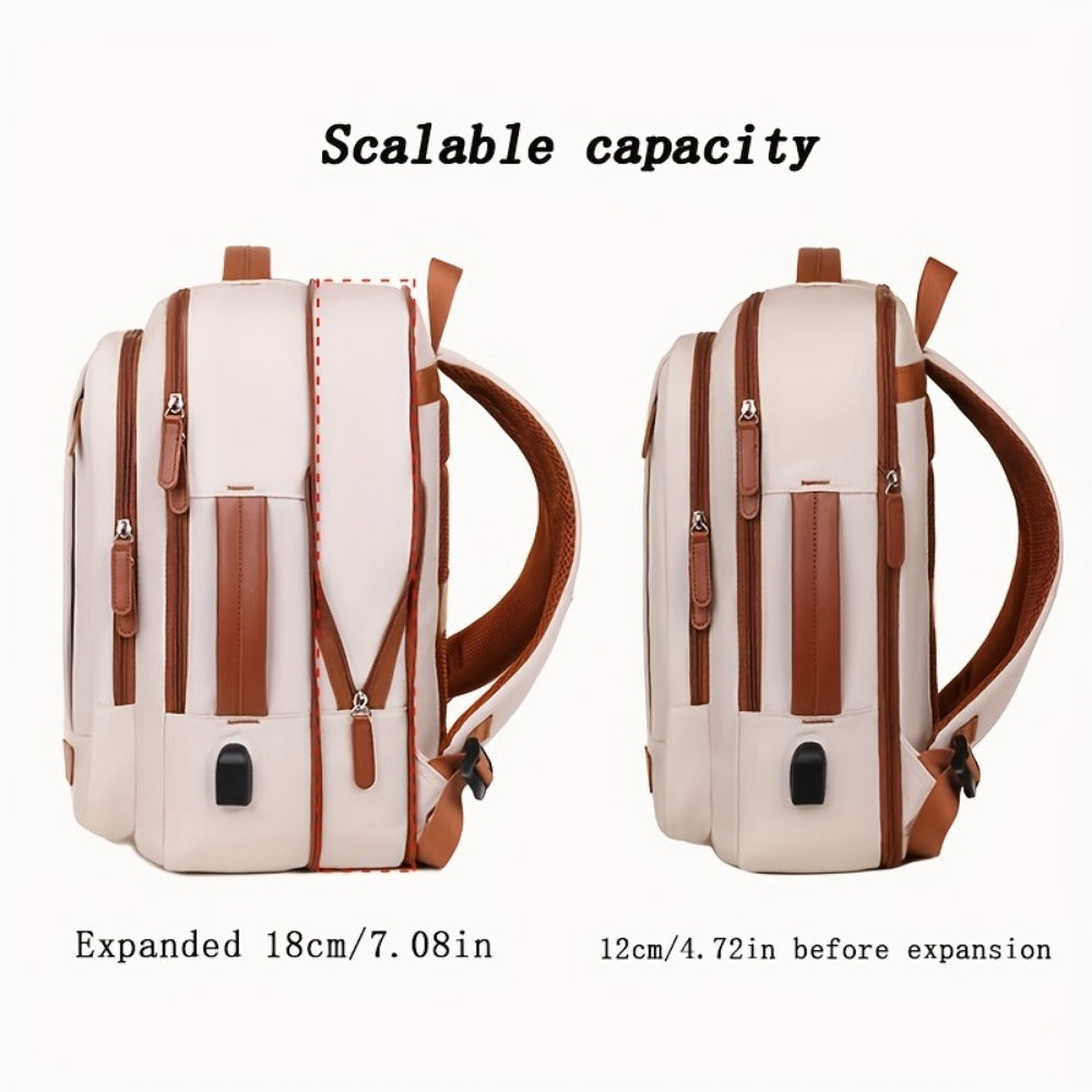 Laptop Backpack – Expandable, Large Capacity, Lightweight, for Travel & Work – detail view 5