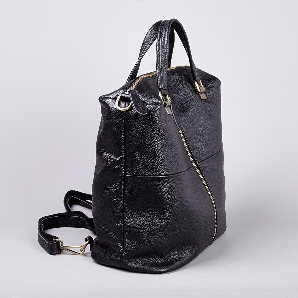 Laptop Backpack – Genuine Leather, for Travel & Work – detail view 12