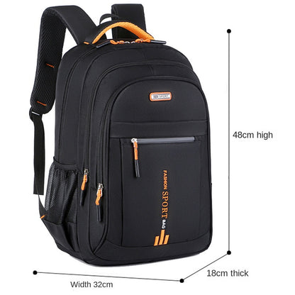 Laptop Backpack – 4 Colors, Large Capacity, Adjustable Strap, for Travel & Work – detail view 2