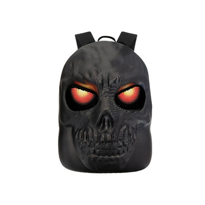 Laptop Backpack – Large Capacity, Led Skull Programmable App Controlled – detail view 9