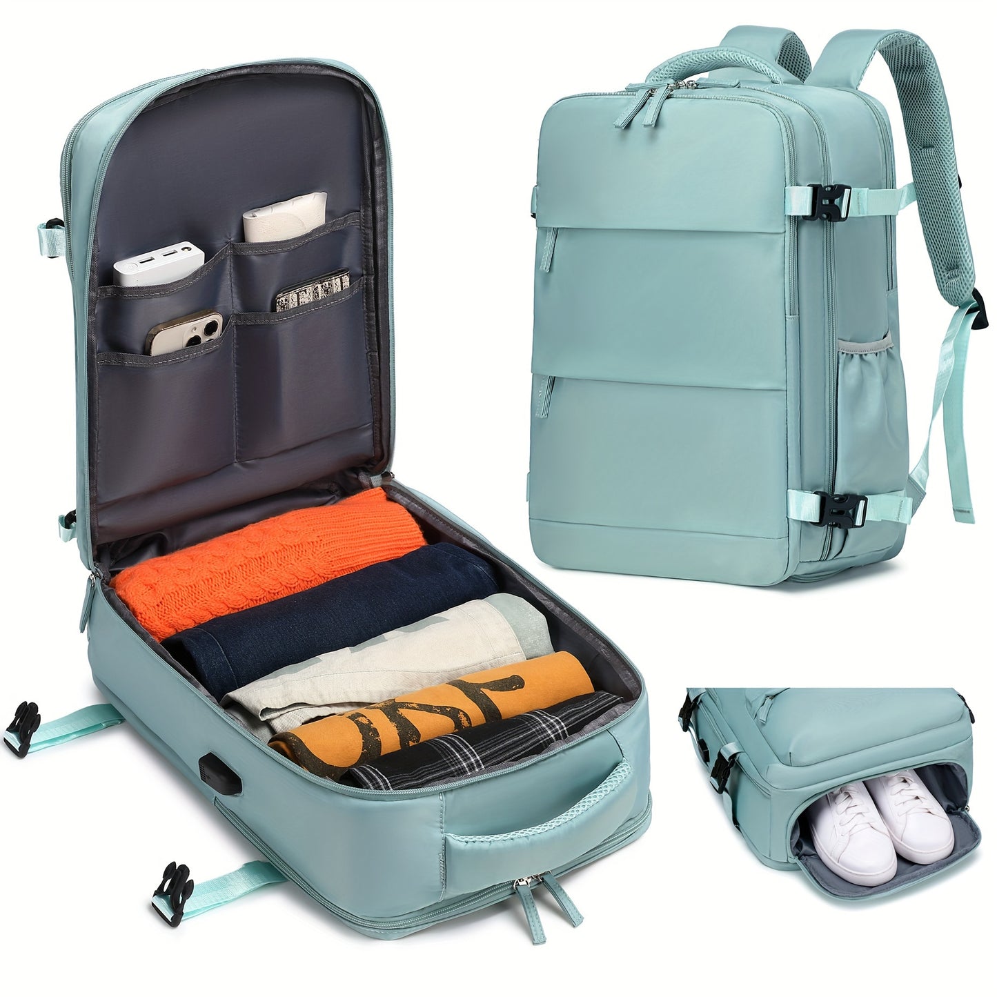 Laptop Backpack – Large Capacity, for Travel – detail view 26