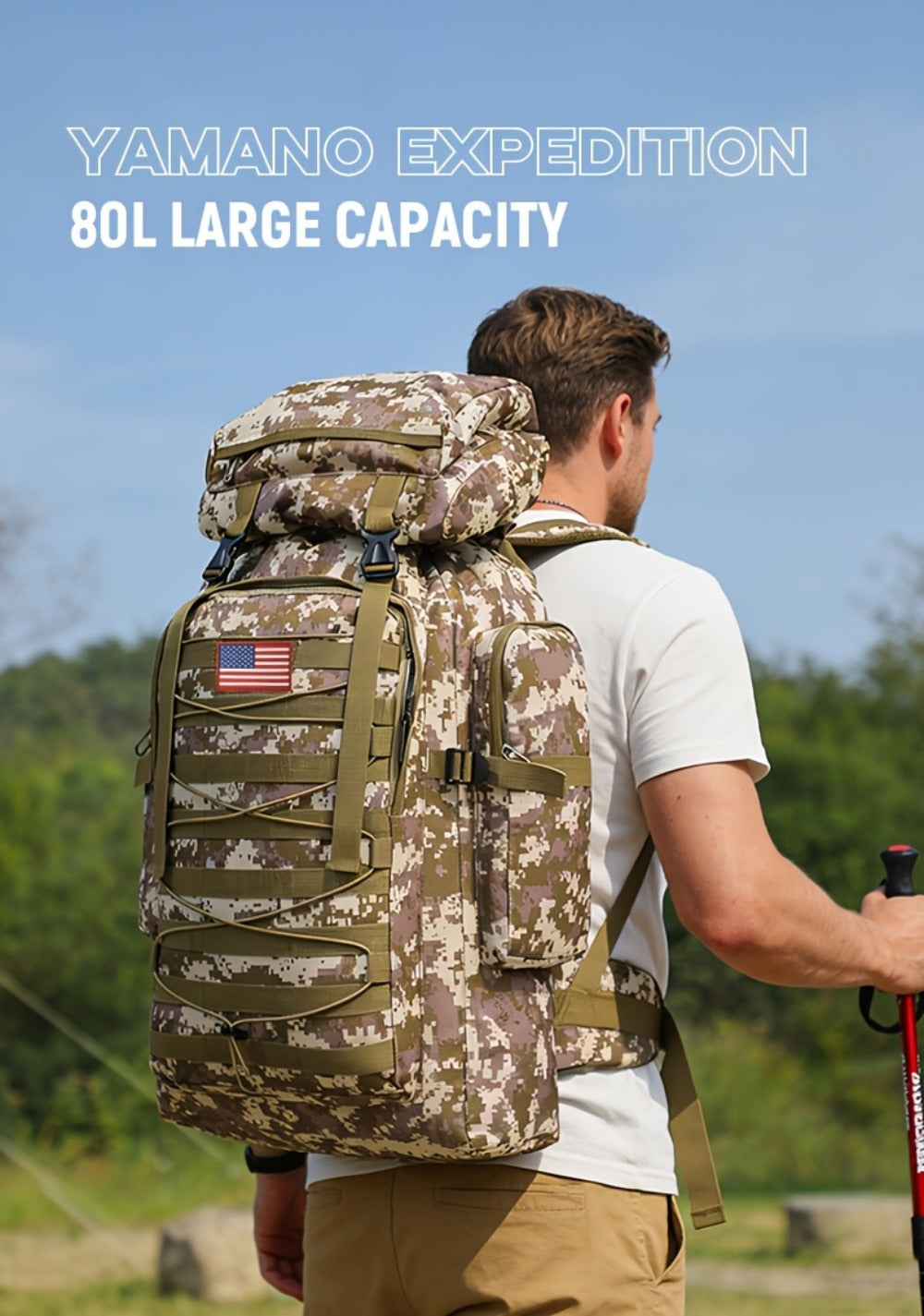 Laptop Backpack – Large Capacity, Multi-Pocket, for Travel & Work – detail view 23