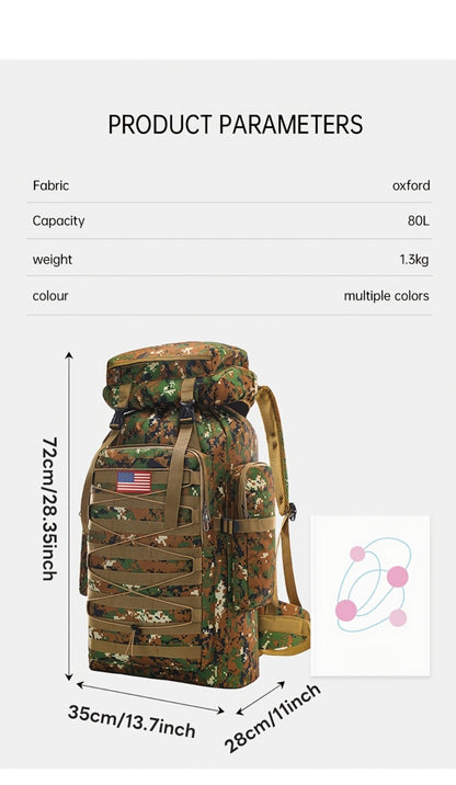 Laptop Backpack – Large Capacity, Multi-Pocket, for Travel & Work – detail view 25