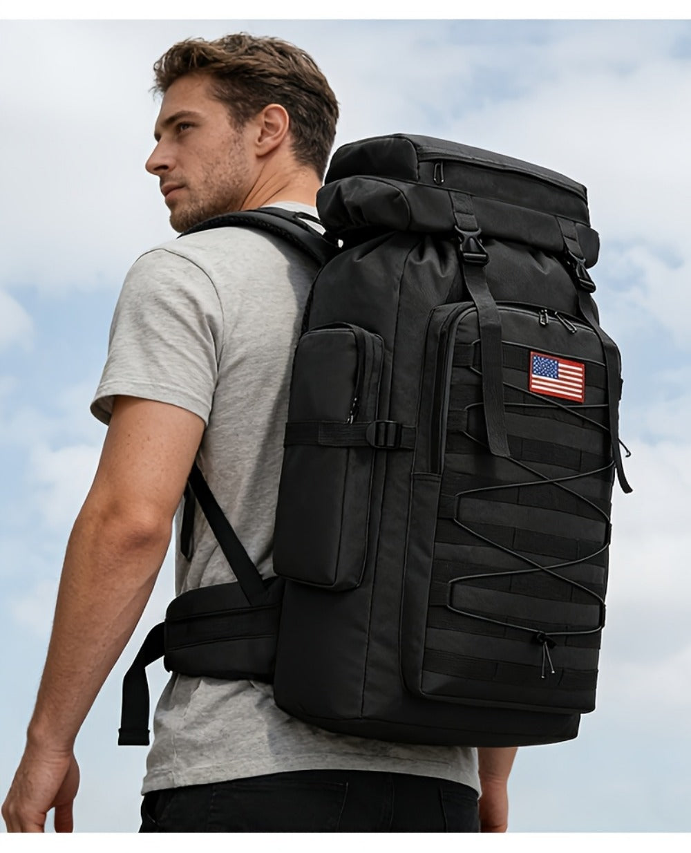 Laptop Backpack – Large Capacity, Multi-Pocket, for Travel & Work – detail view 34