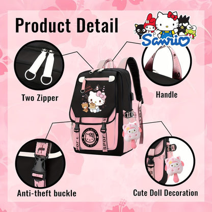 Laptop Backpack – Large Capacity, for Travel & School – detail view 4