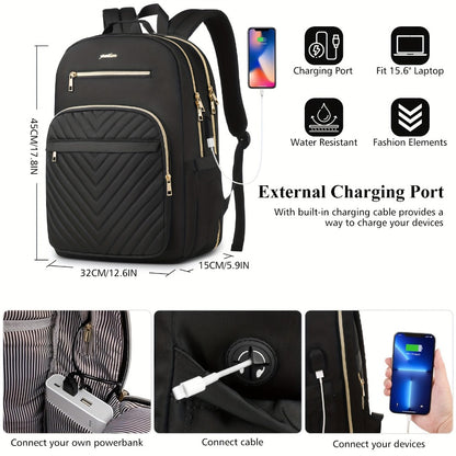 Laptop Backpack – Lightweight, for Travel & Work – detail view 2