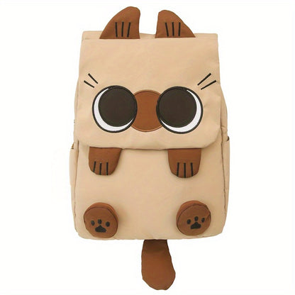 Laptop Backpack – Nylon, for School – front view - product view 11