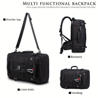 Laptop Backpack – Nylon, Waterproof, Anti Theft, Multi Pocket – detail view 17