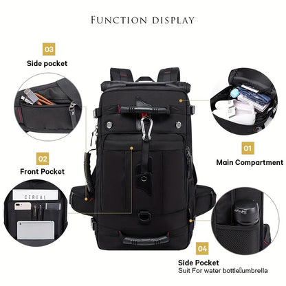 Laptop Backpack – Nylon, Waterproof, Anti Theft, Multi Pocket – detail view 7