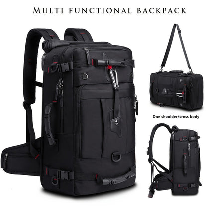 Laptop Backpack – Nylon, Waterproof, Anti Theft, Multi Pocket – front view