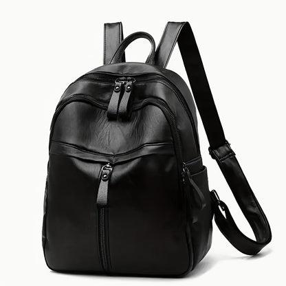 Laptop Backpack – Polyester, Anti-Theft, Large Capacity, for Travel & Work – front view - product view 17